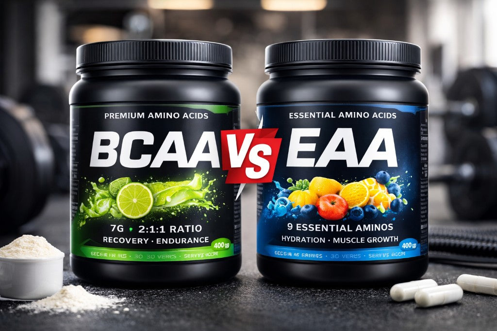 BCAA vs EAA: ¿Cuál es mejor para ganar músculo y recuperarte?