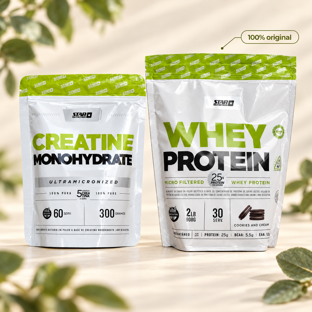 Combo Proteína 908 Grs + Creatina 300 Grs Star Nutrition