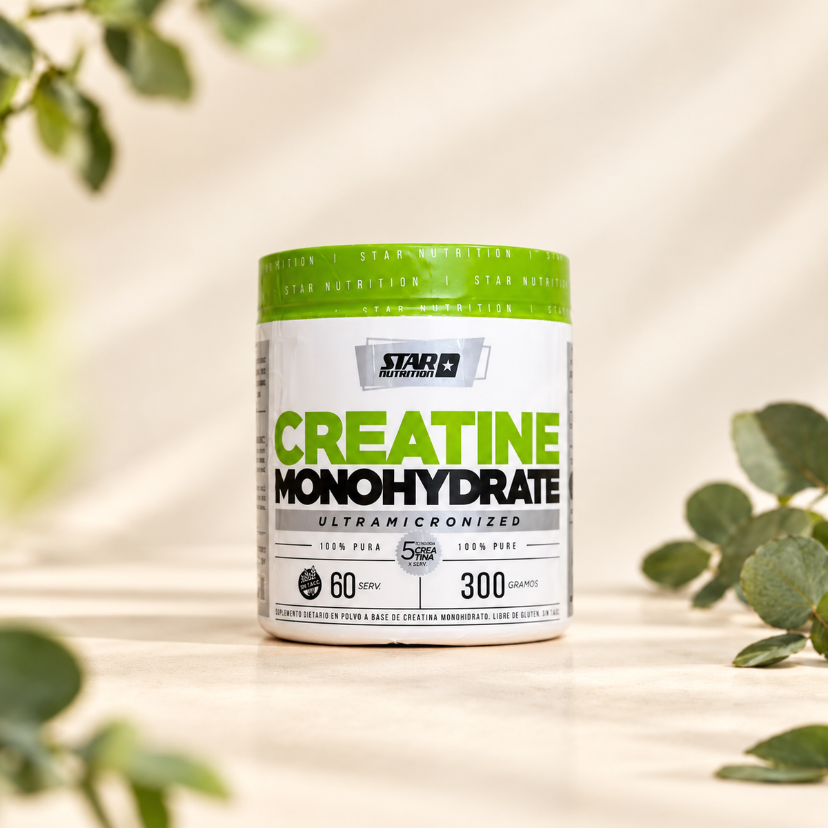 Creatina Monohidratada Star Nutrition 300 Grs