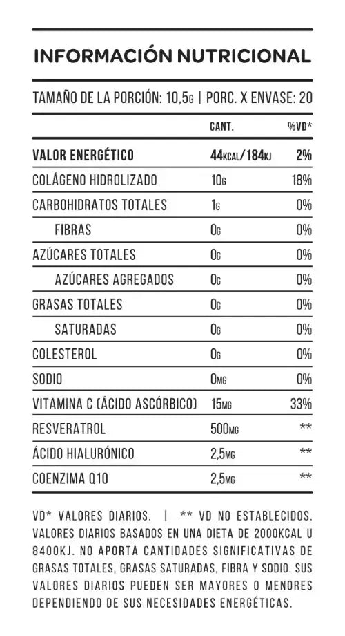 Colágeno hidrolizado Star Nutrition 210 Grs