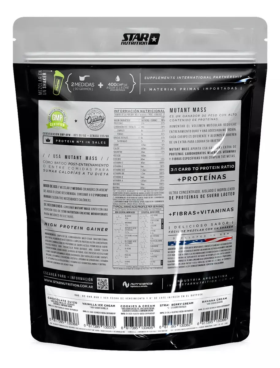 Mutant Mass 1530g Star Nutrition