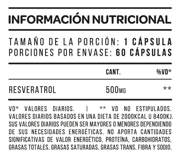 Resveratrol Star Nutrition - 60 Caps