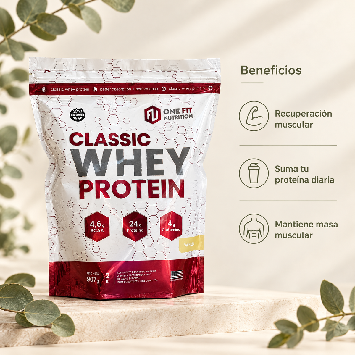 Classic Whey One Fit - beneficios