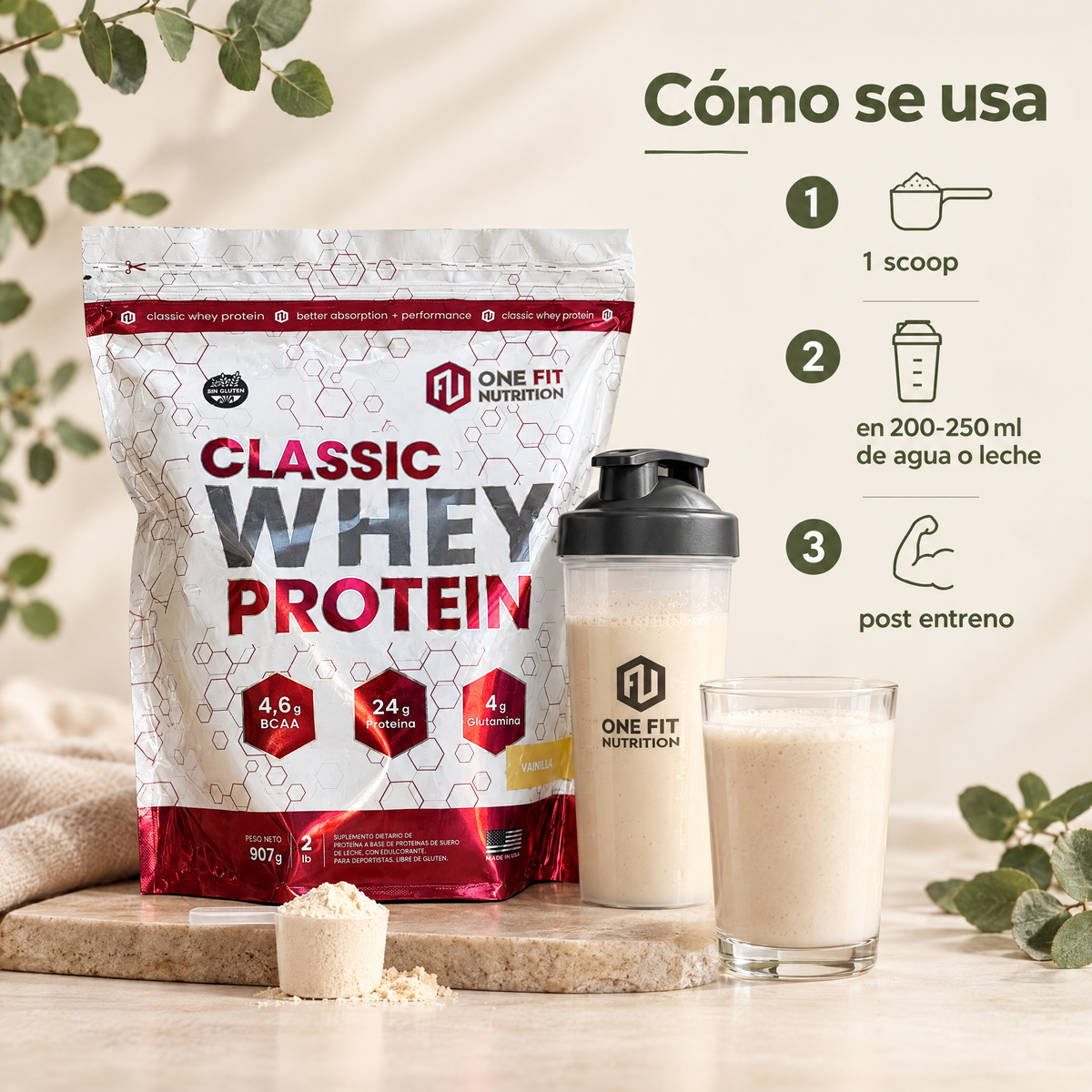 Classic Whey One Fit - como se usa