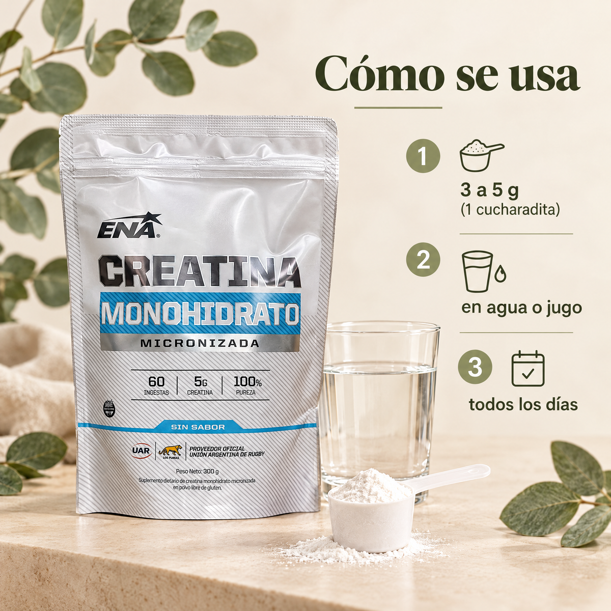 Creatina Ena - como se usa