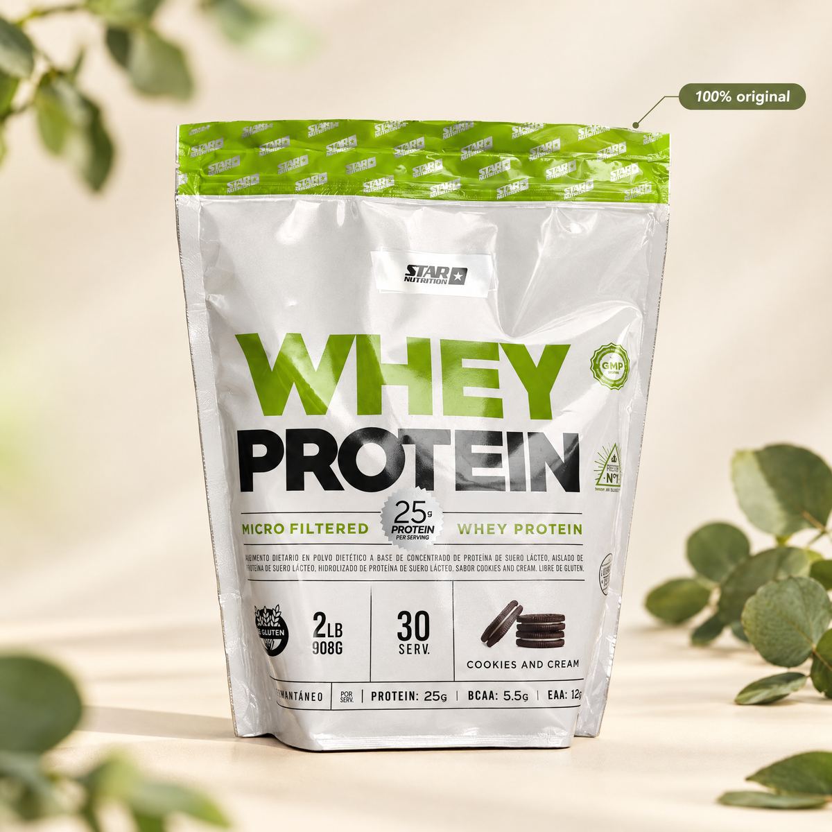Whey Protein Star 2 Lb Doypack - packshot premium
