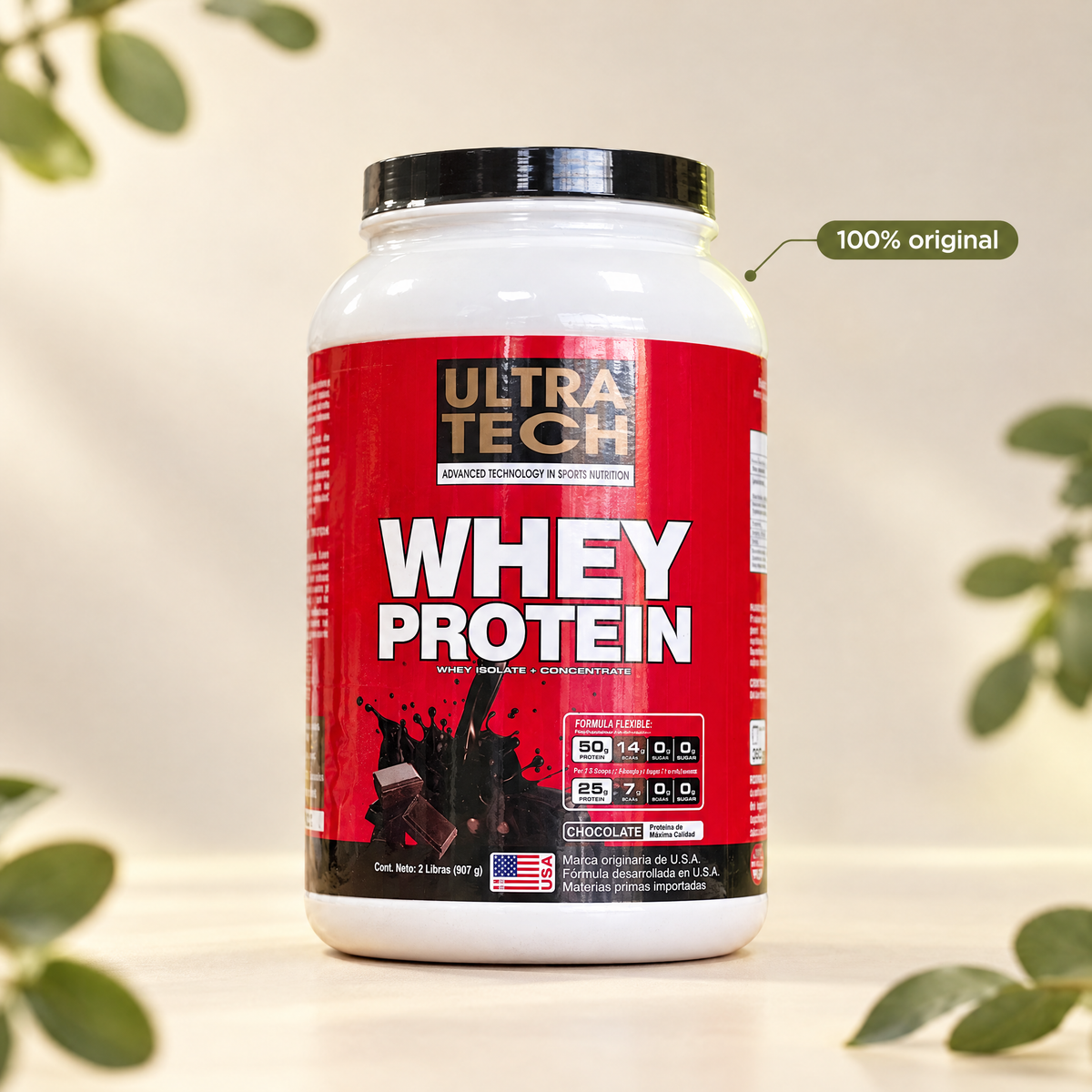 Whey Protein Ultratech 2 Lb - packshot premium