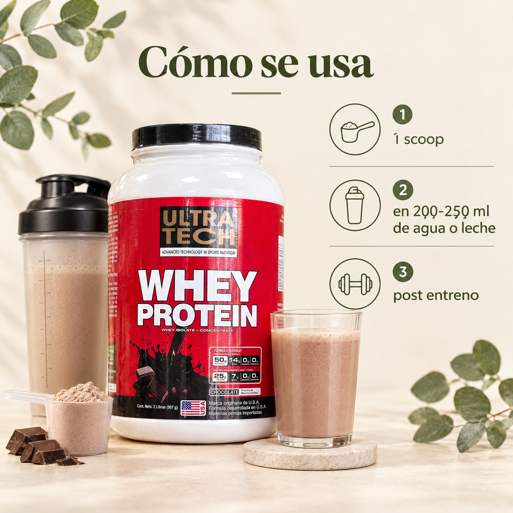 Whey Protein Ultratech - como se usa