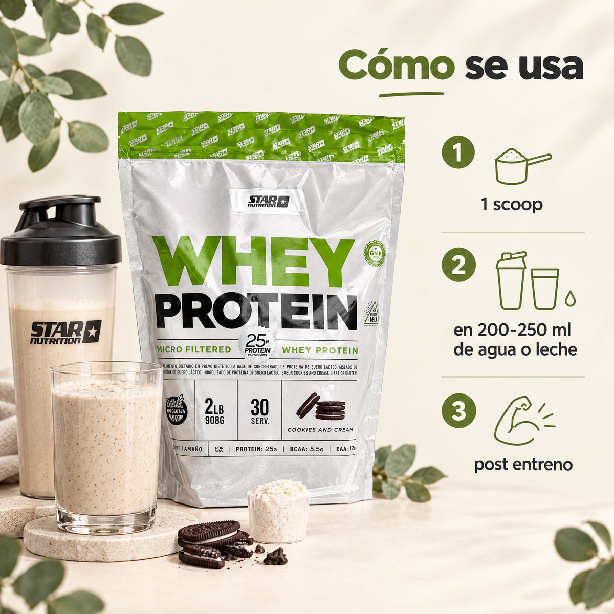 Whey Protein Star - como se usa