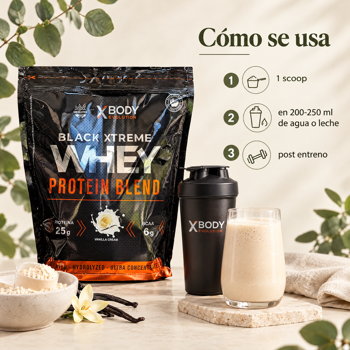 Whey X-Body - como se usa