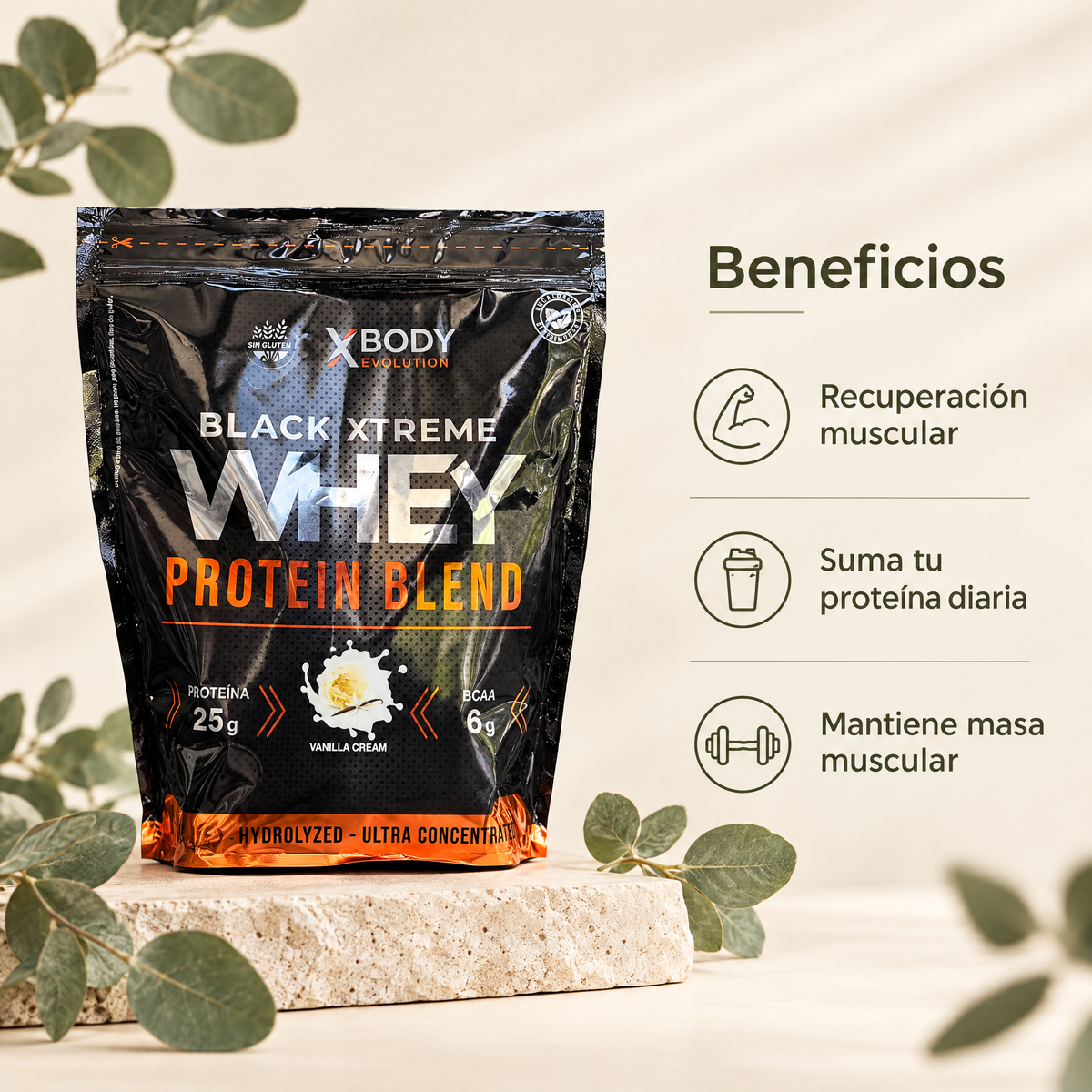 Whey X-Body - beneficios