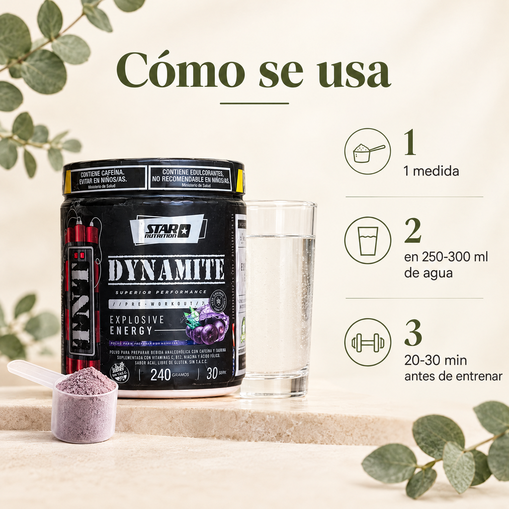 TNT Dynamite - como se usa