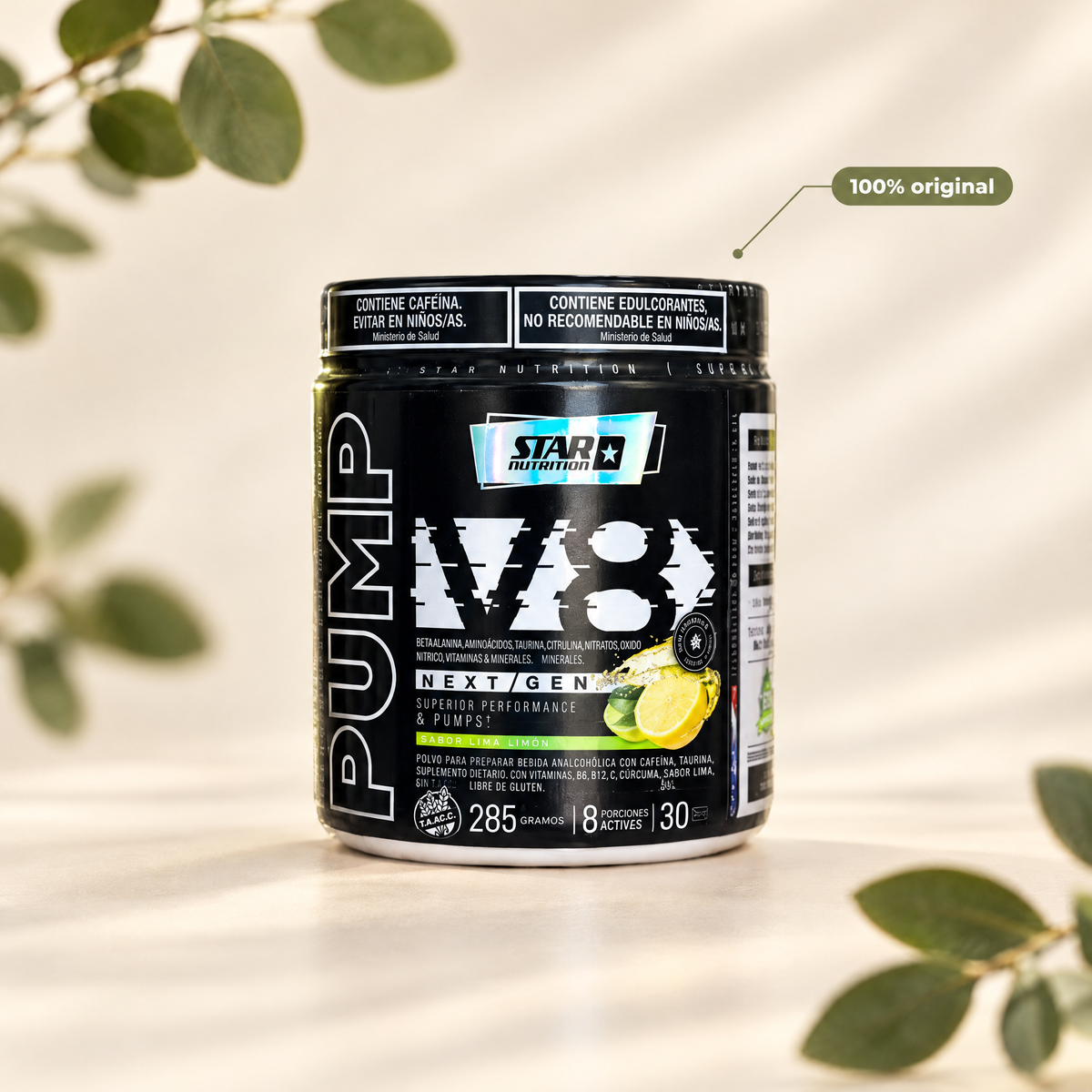 Pre Entreno Pump V8 Star 285g - packshot premium