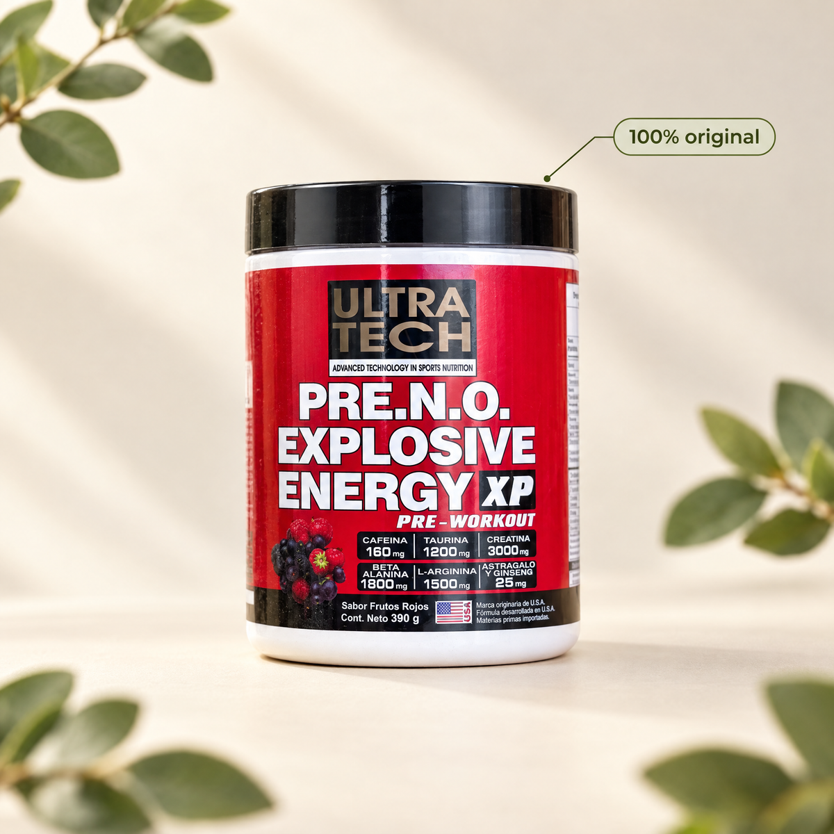 Pre N.O. Explosive Ultratech 390g - packshot premium