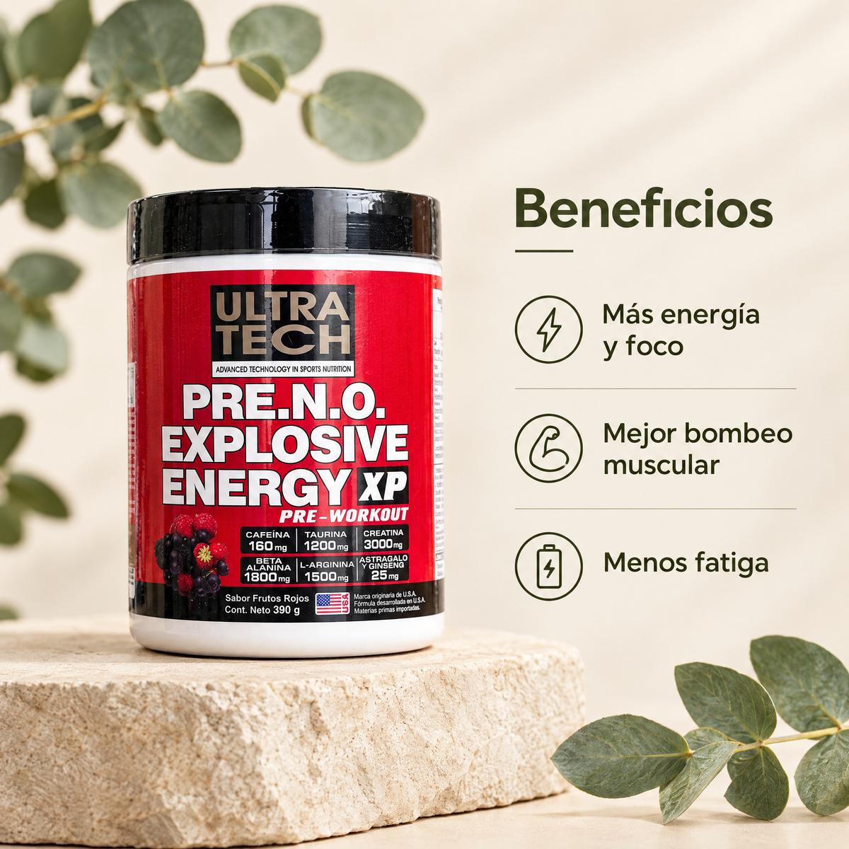 Pre N.O. Ultratech - beneficios