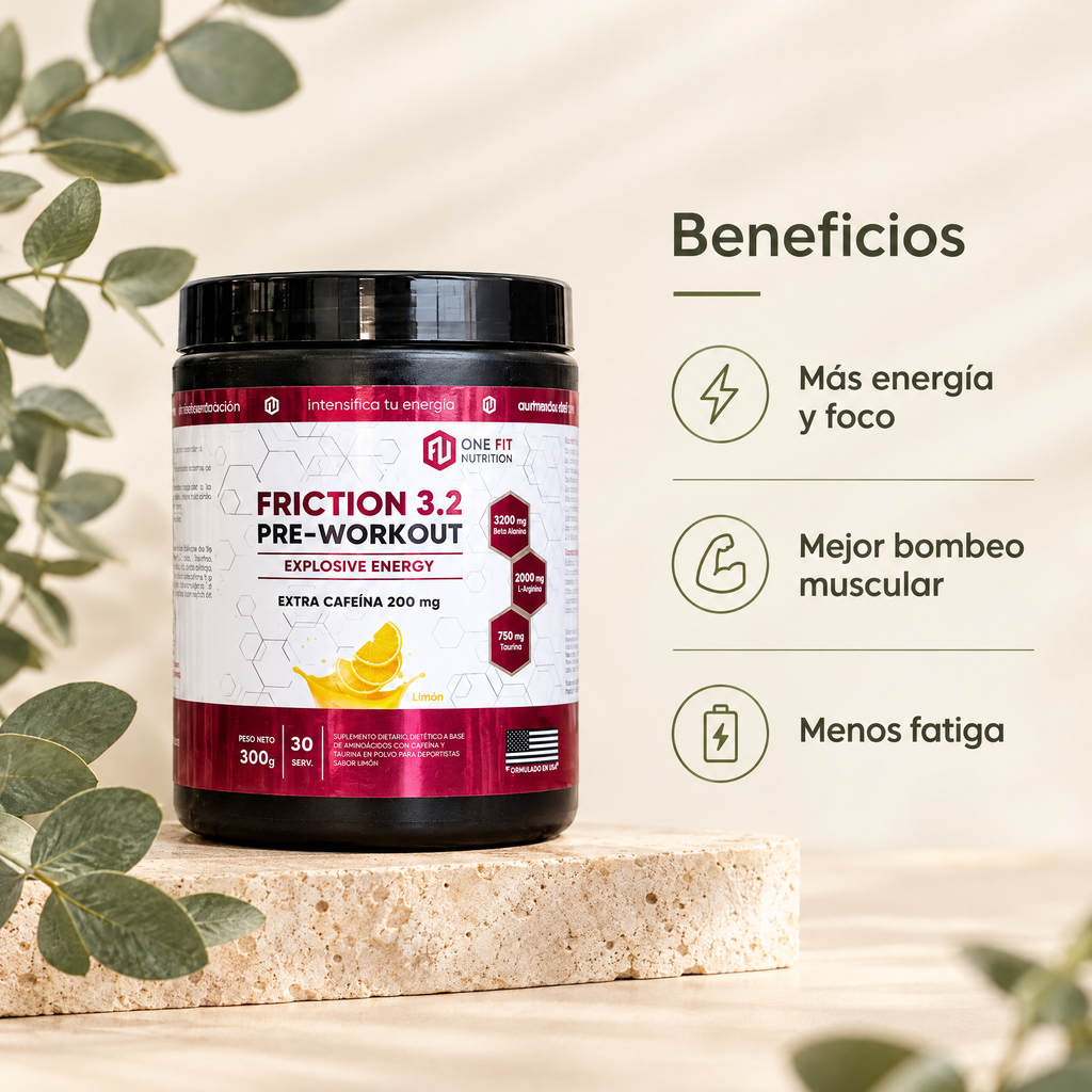 Pre Workout One Fit - beneficios