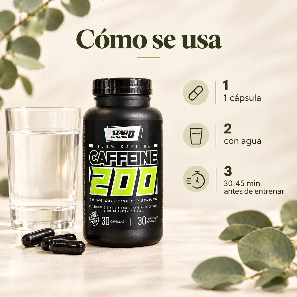 Capsulas de Cafeina - como se usa