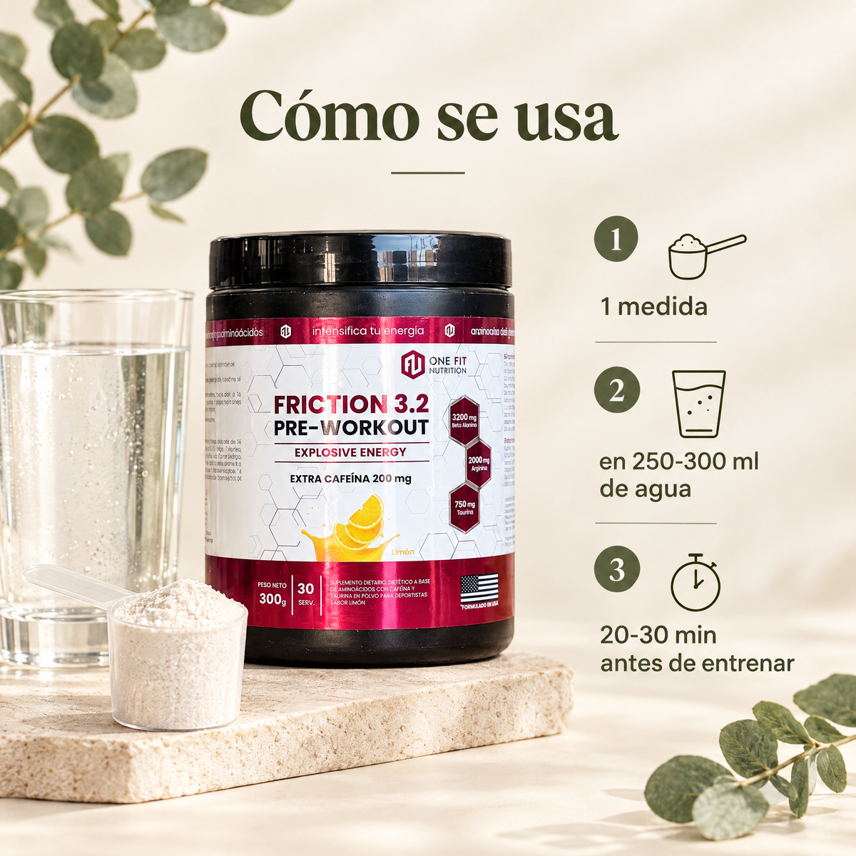 Pre Workout One Fit - como se usa