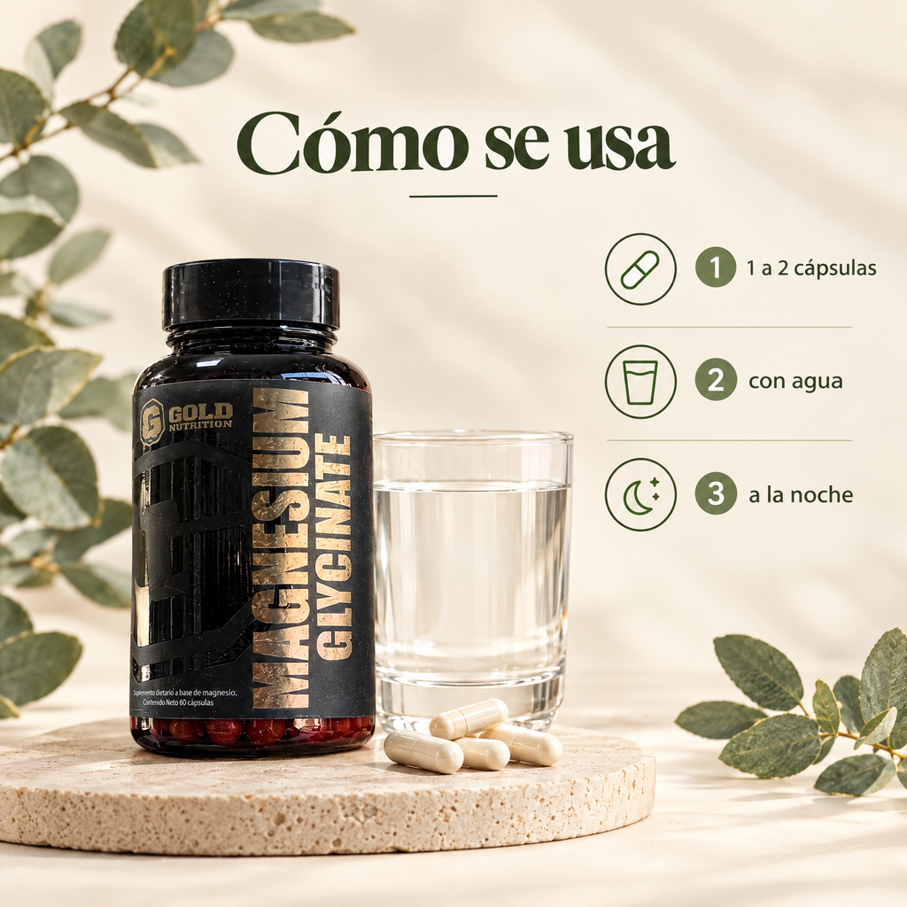 Glicinato de Magnesio Gold - como se usa