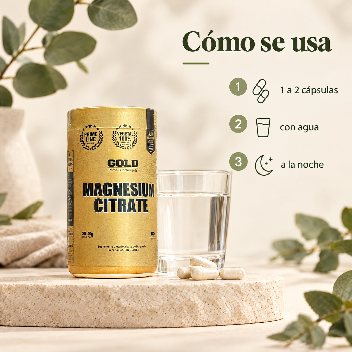 Citrato de Magnesio Gold - como se usa