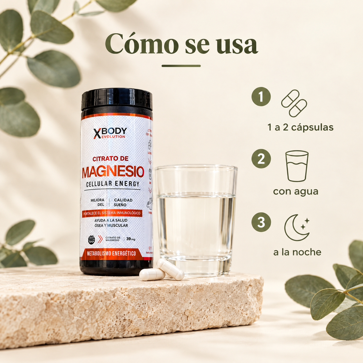 Citrato de Magnesio X-Body 120 - como se usa