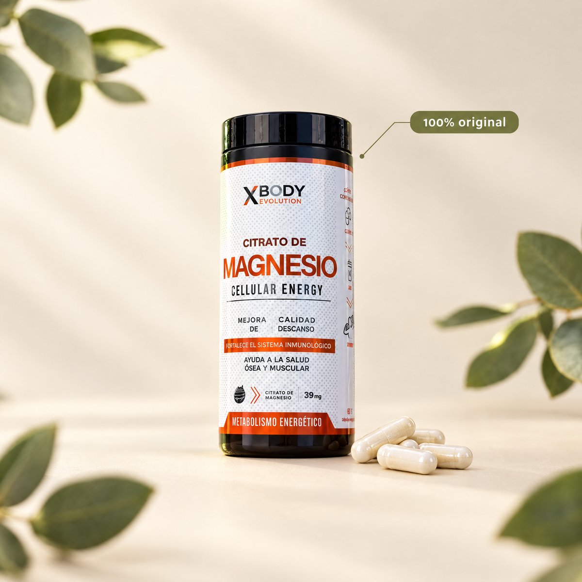 Citrato de Magnesio X-Body 120 - packshot