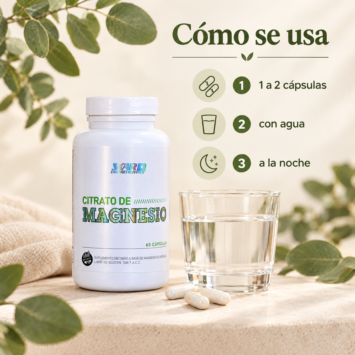 Citrato de Magnesio Star 60 - como se usa