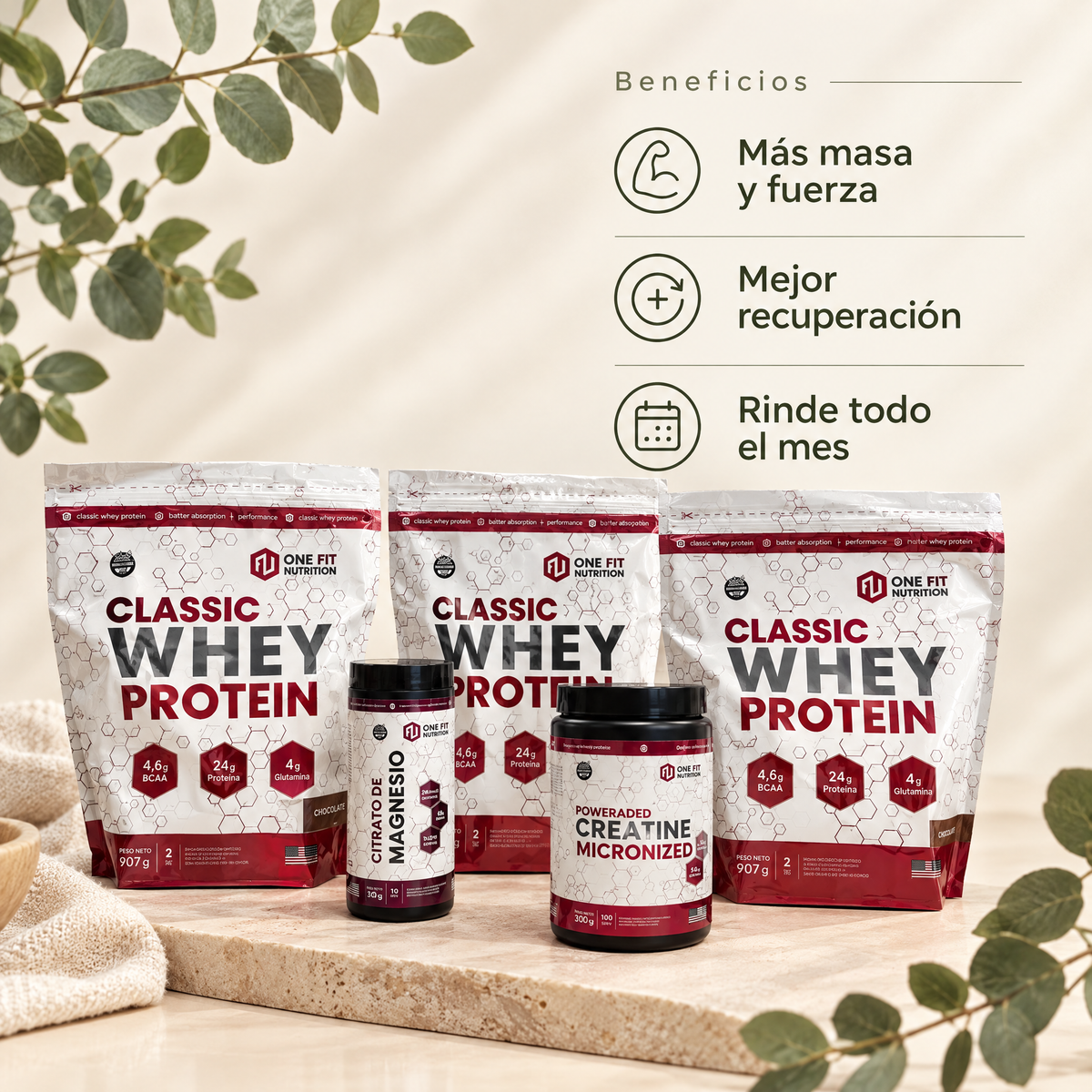Combo Proteina + Creatina - beneficios