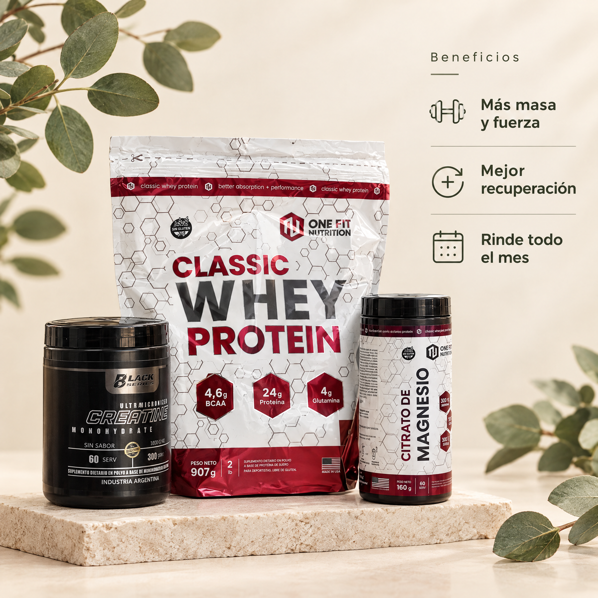 Combo Proteina + Creatina - beneficios