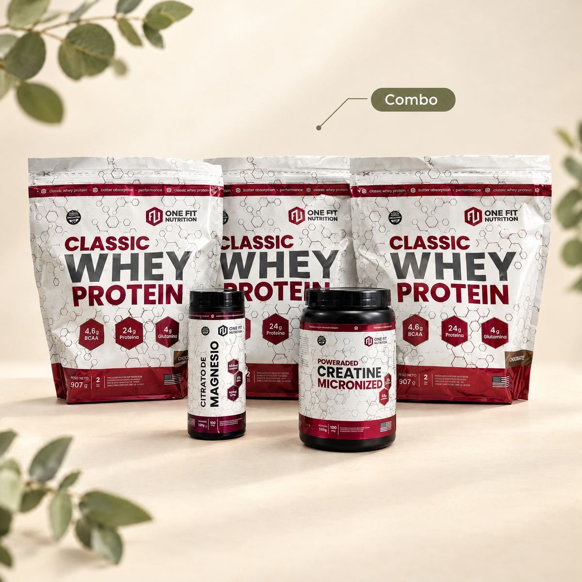 Combo Proteina + Creatina 3 meses One Fit - packshot