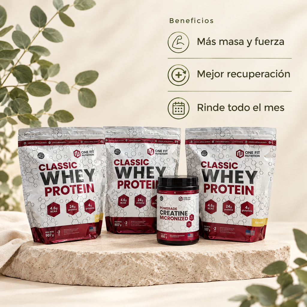 Combo Proteina + Creatina - beneficios