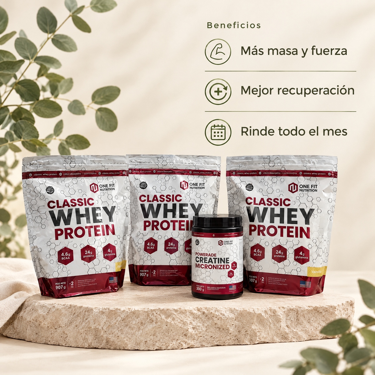 Combo Proteina + Creatina - beneficios