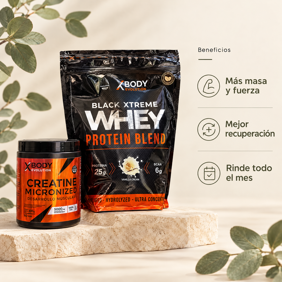 Combo Proteina + Creatina - beneficios