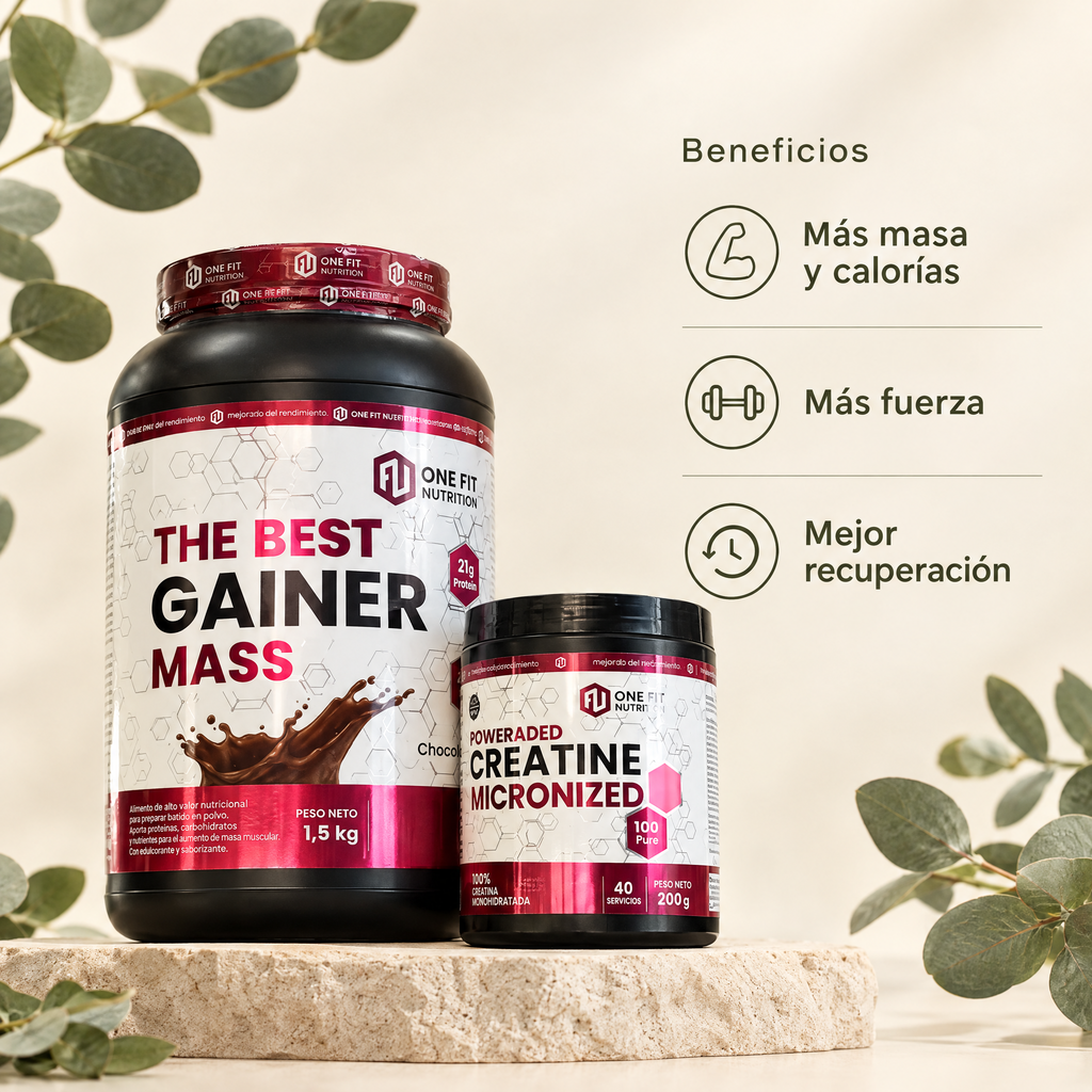 Combo Gainer + Creatina - beneficios
