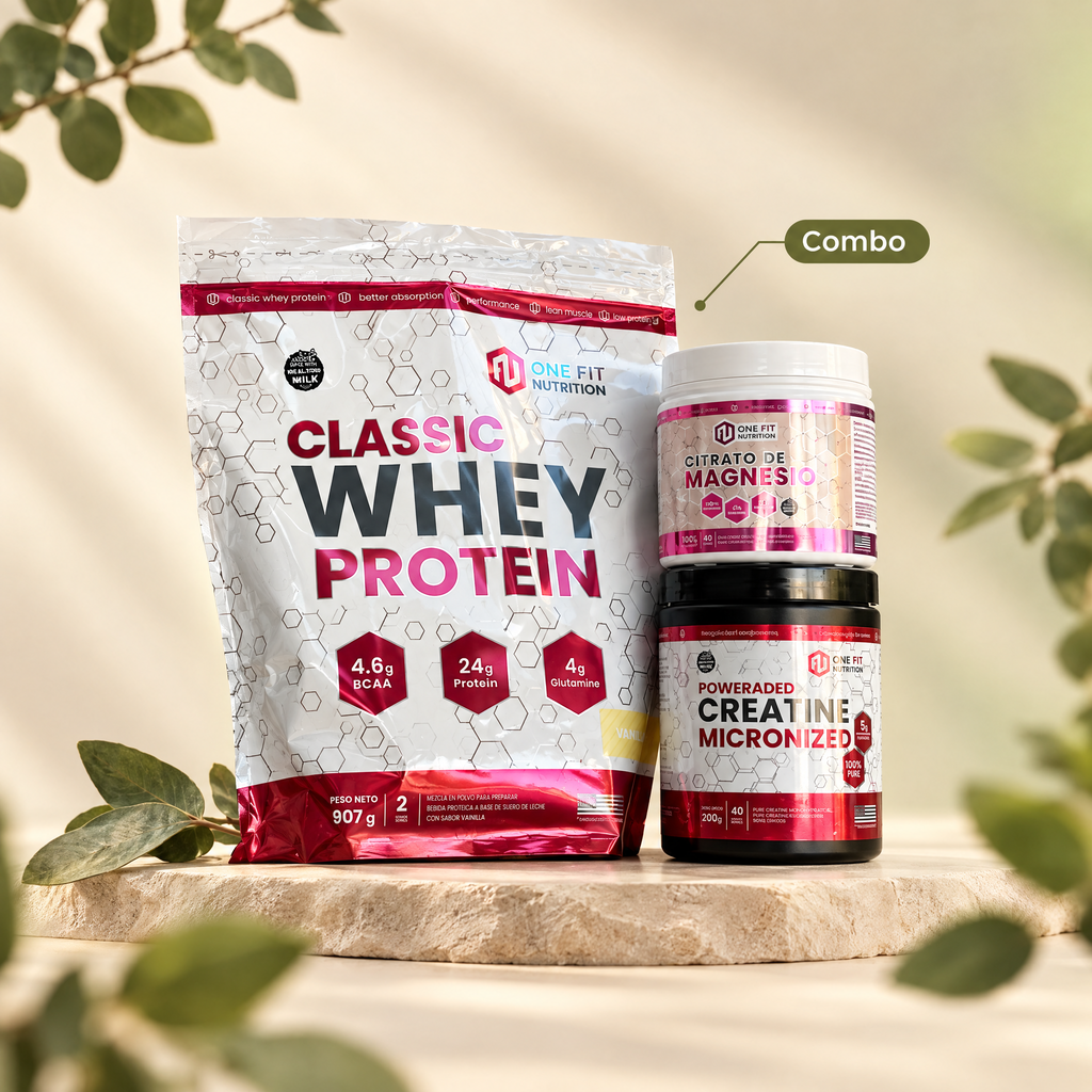 Combo Whey + Creatina + Magnesio One Fit - packshot
