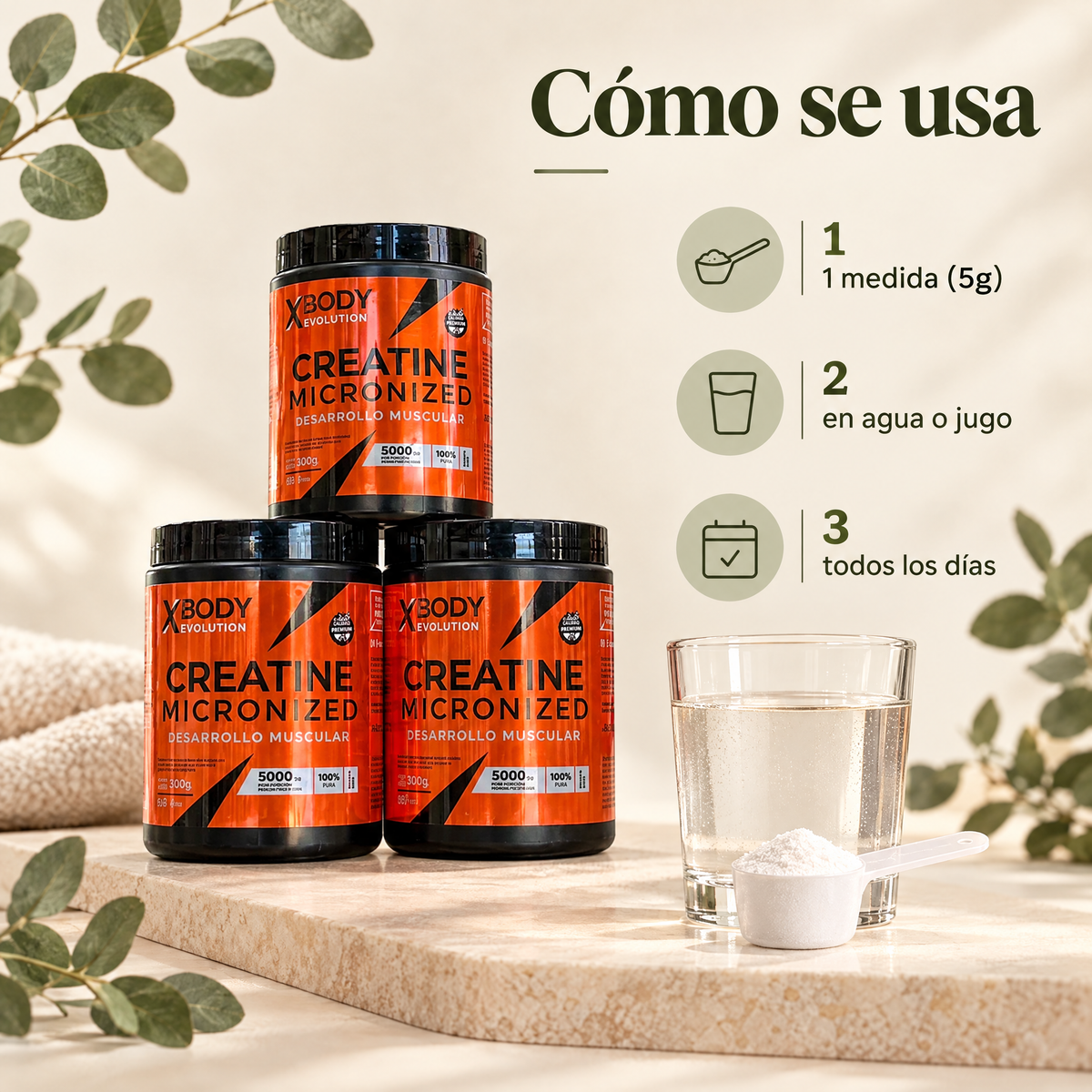 Combo Creatinas - como se usa