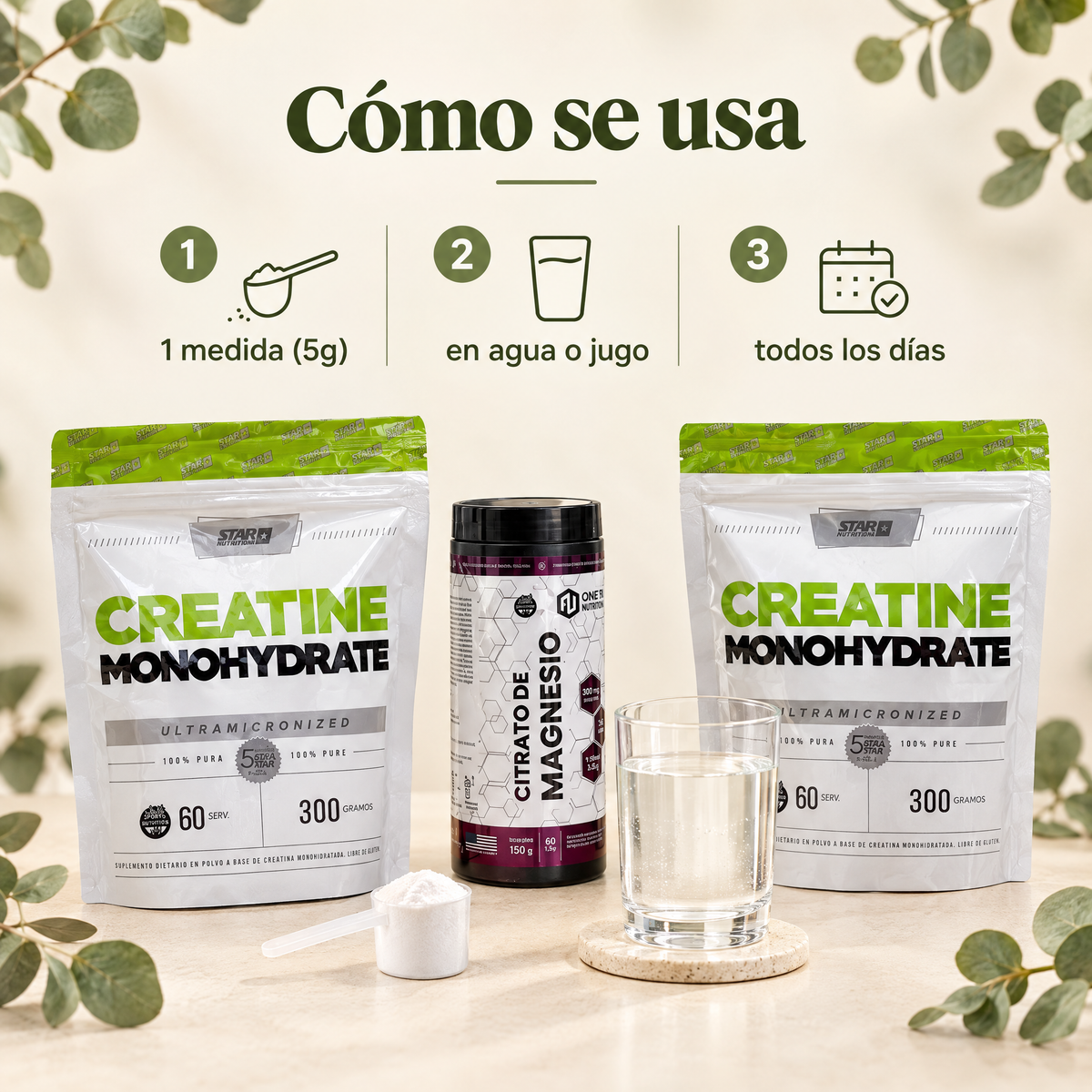 Combo Creatinas - como se usa