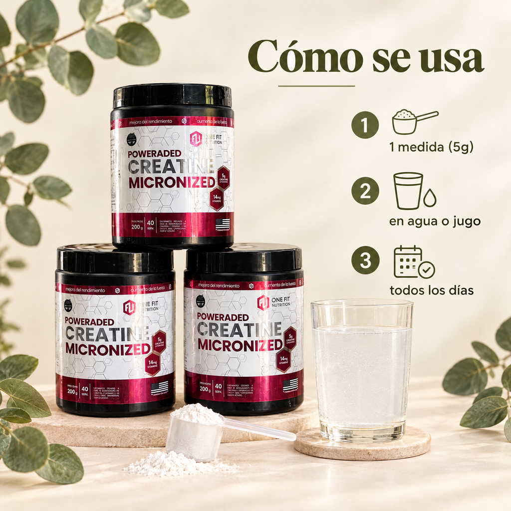 Combo Creatinas - como se usa