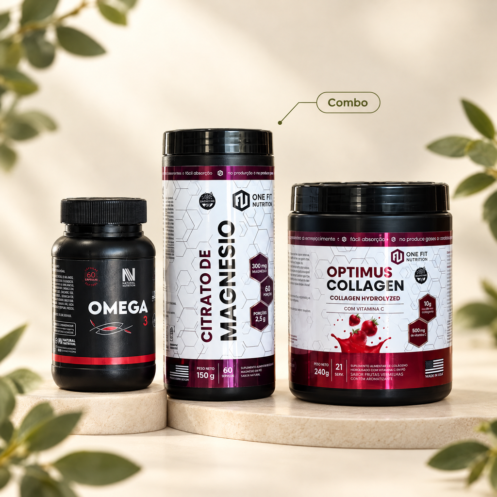 Combo Magnesio Colageno Omega 3 - packshot