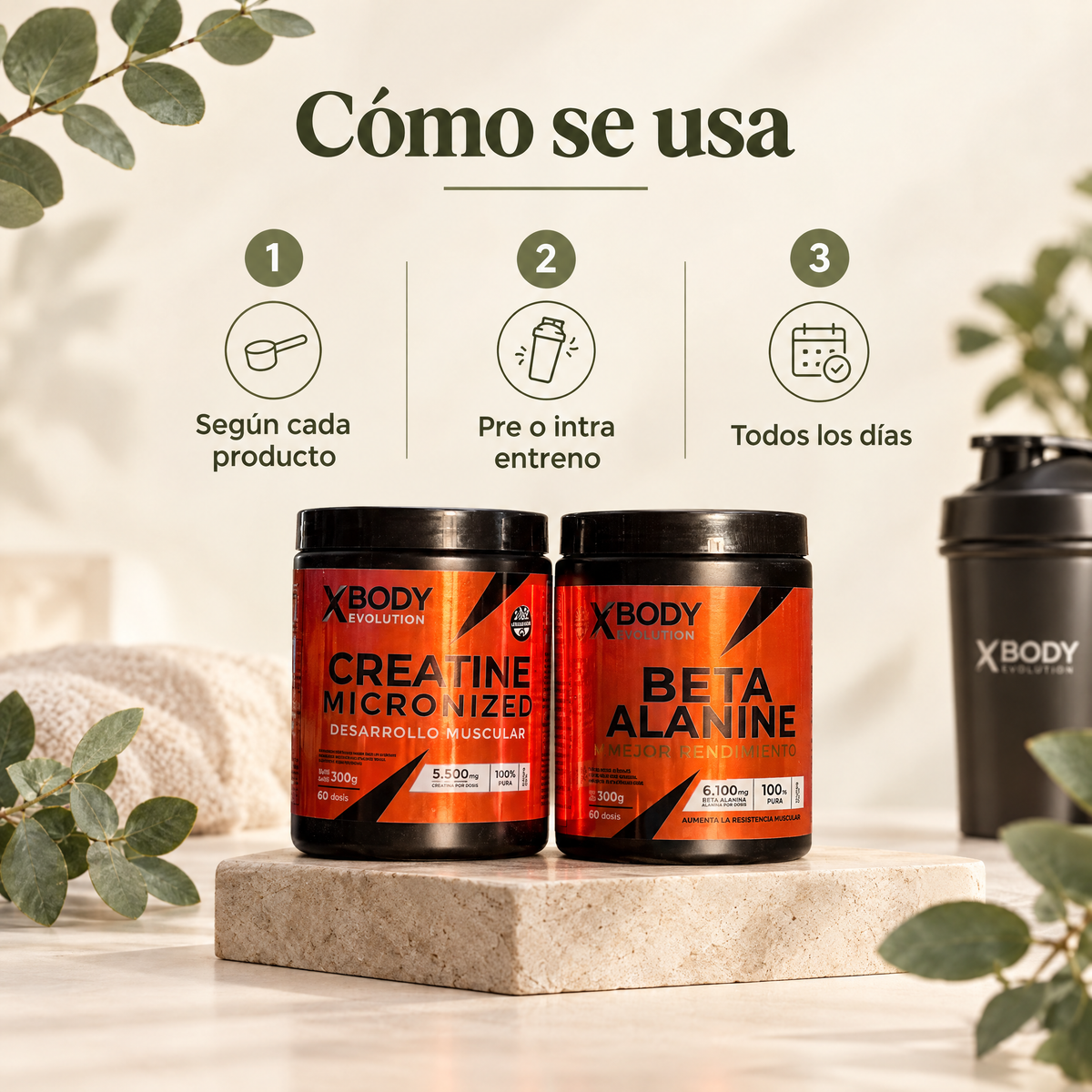 Combo Fuerza Rendimiento - como se usa
