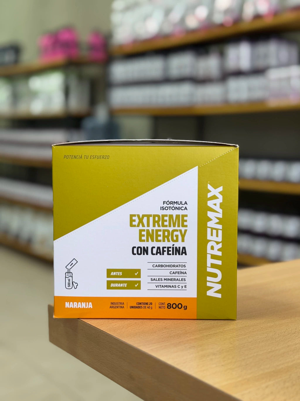 Extreme energy c/cafeína x 20 u Nutremax
