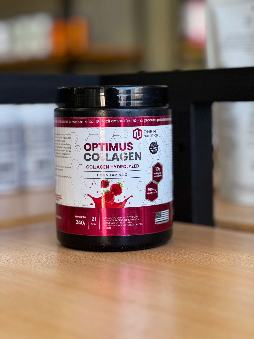 Optimus Collagen Hydrolyzed 240 Grs - One fit
