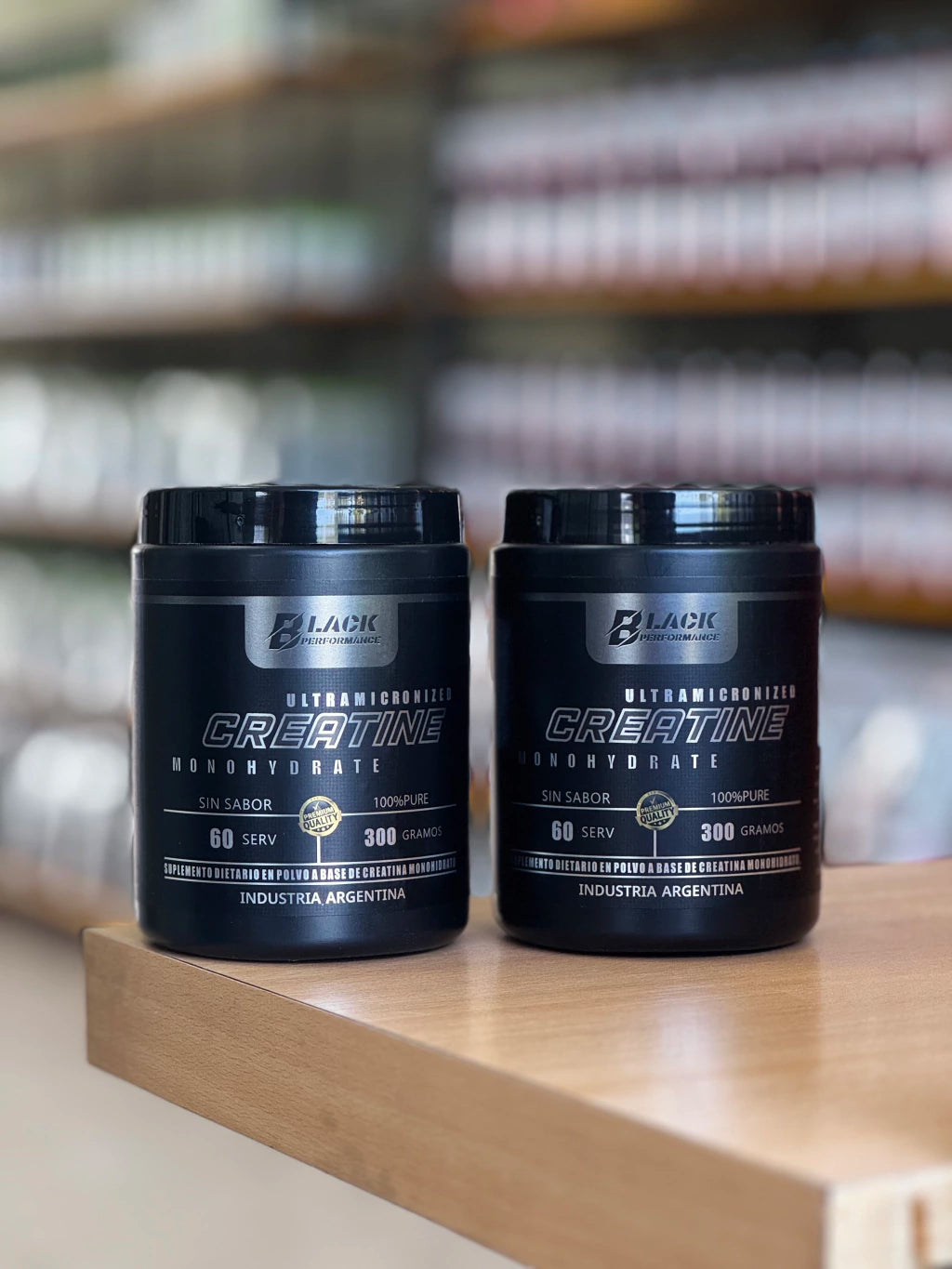 Creatine Monohydrate 100% Pura 300 Grs Black Performance 2 U