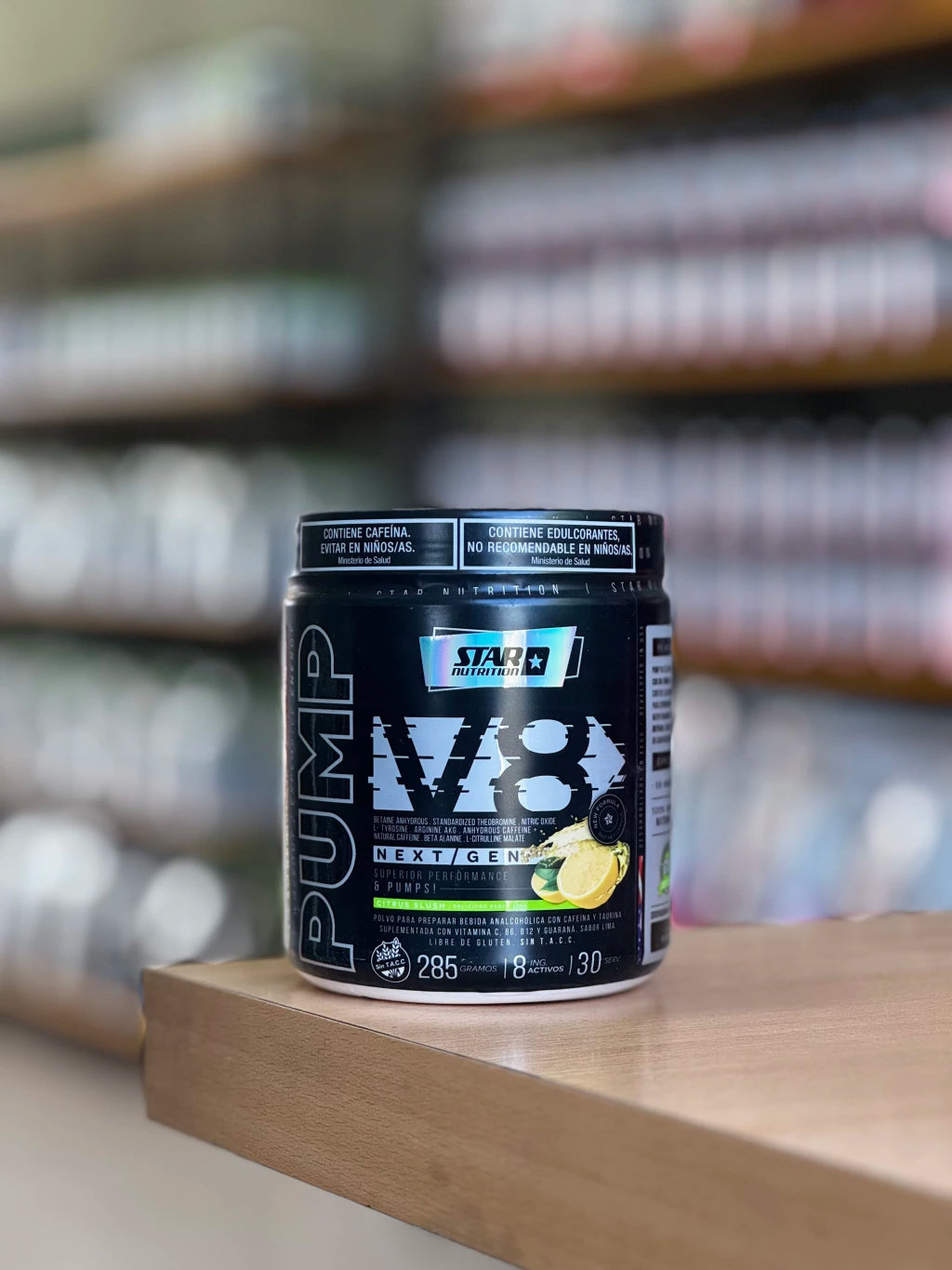 Pre Entreno Pump V8 Star Nutrition 285 Grs