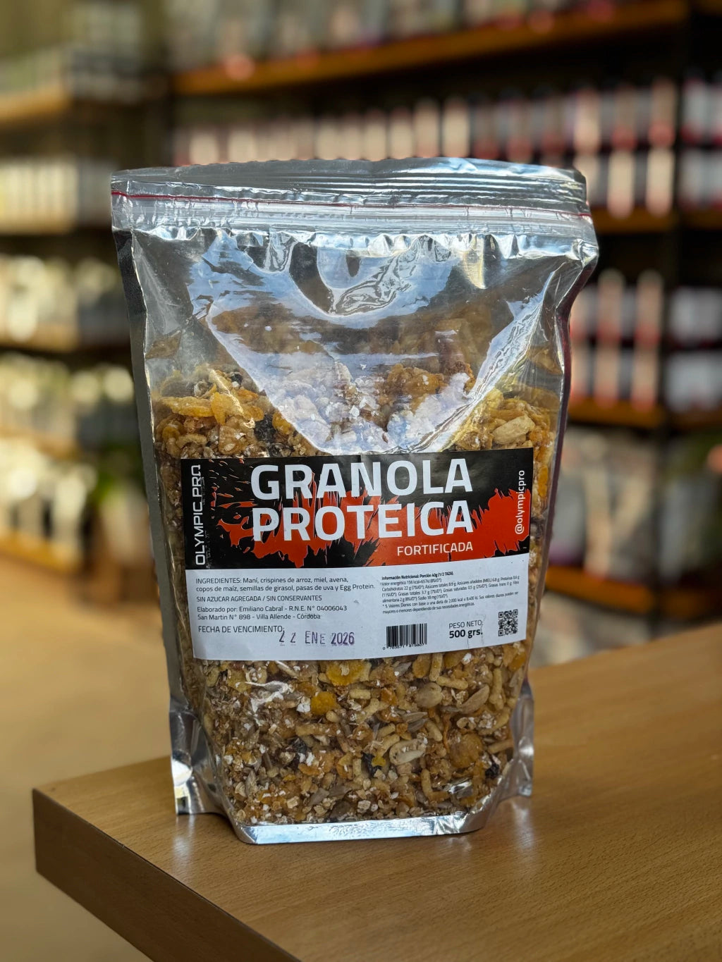 Granola proteica 500 Grs Olympic