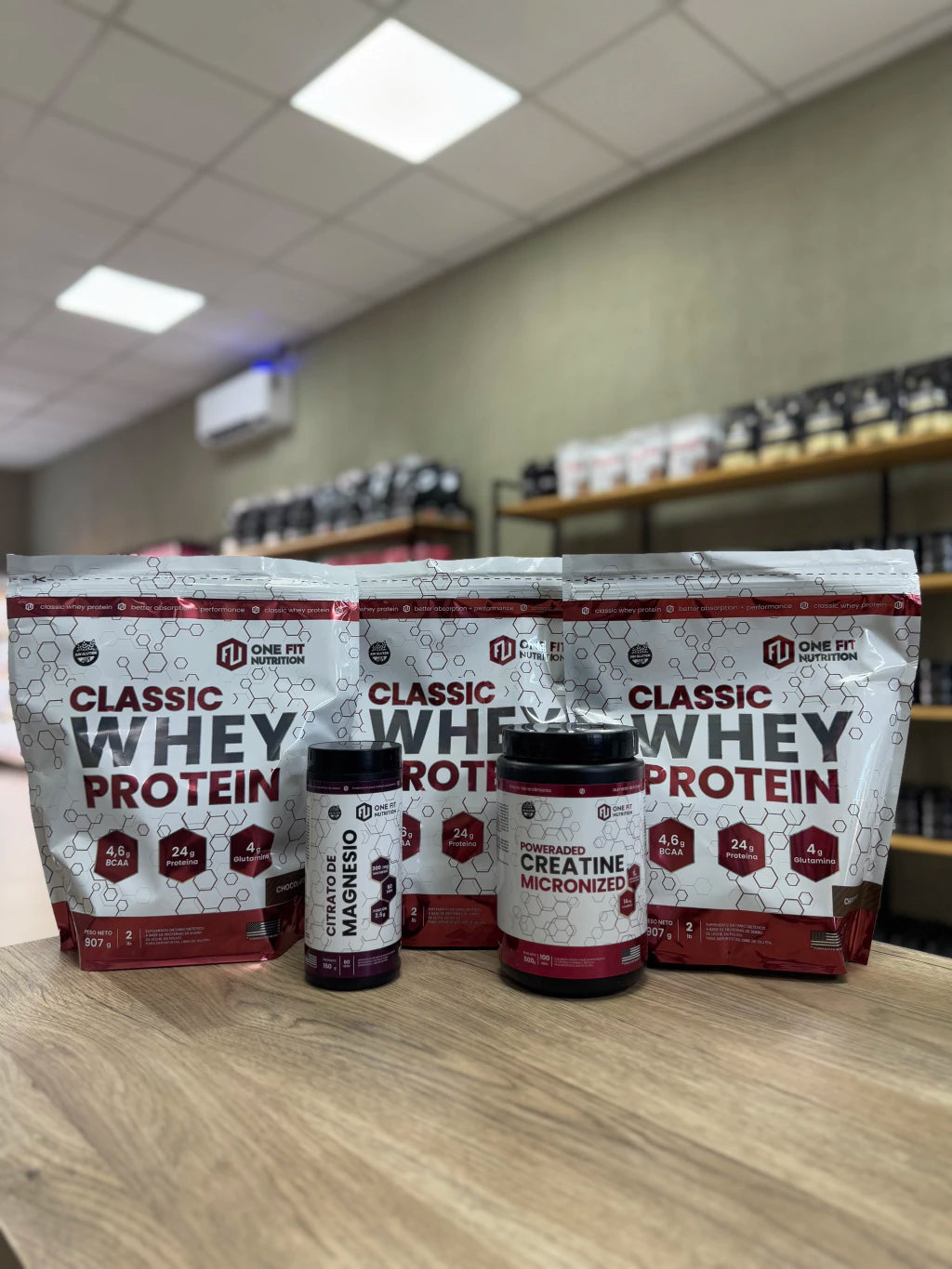Combo Proteína + Creatina One Fit para 3 Meses (Magnesio de regalo)
