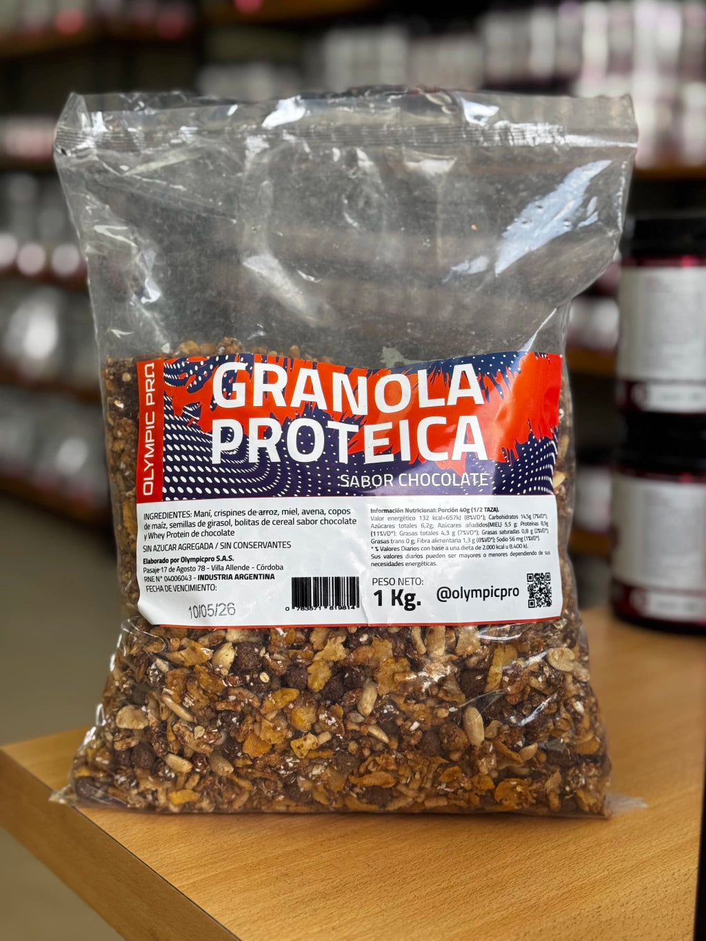 Granola Proteica 1 Kg Olympic