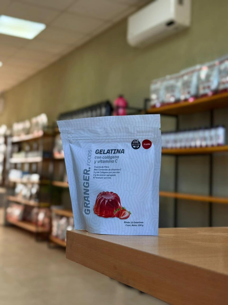 Gelatina con Colágeno Hidrolizado sabor Frutilla 150grs Granger