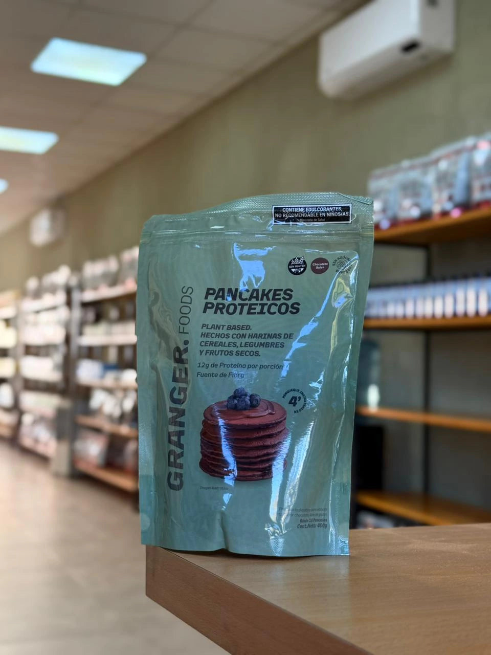 Pancake Proteico Vegan Chocolate Suizo 400grs Granger