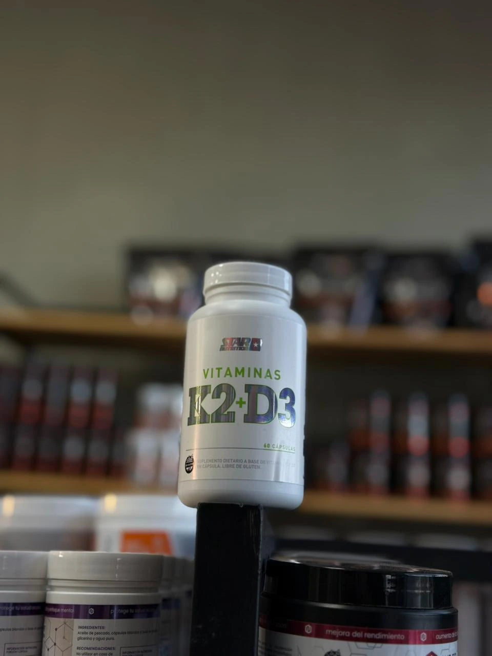 Vitaminas K2+D3 - 60 Cápsulas Star Nutrition